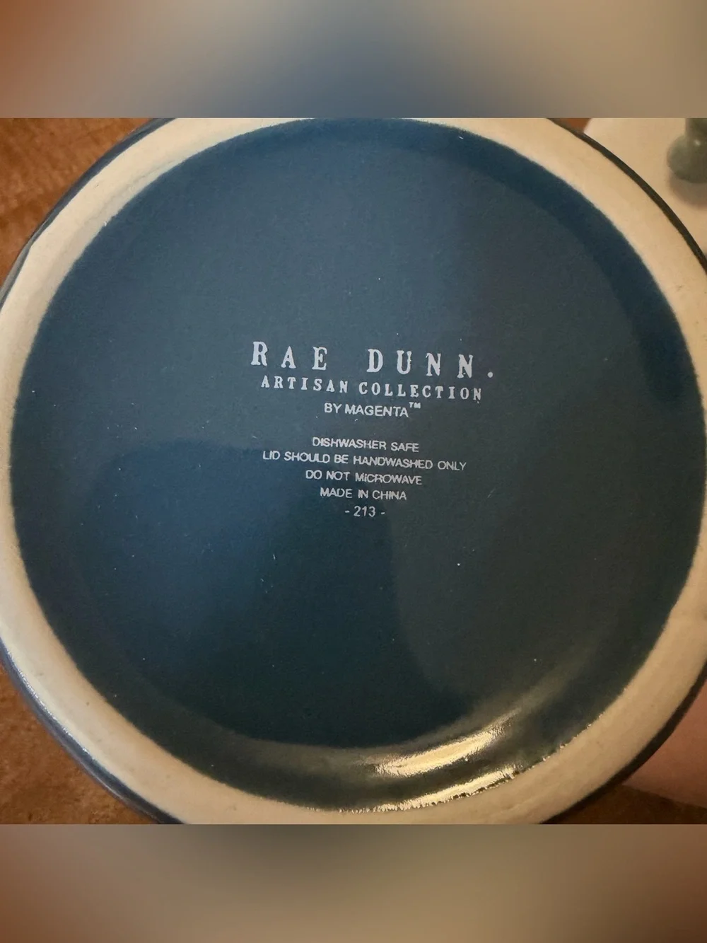 Rae Dunn Shell Yeah! Ceramic Jar